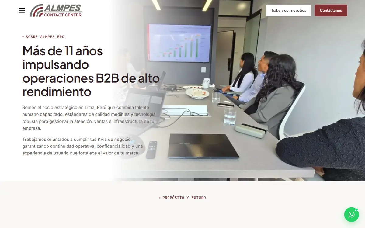 Nosotros: trayectoria, certificaciones y premios como prueba de confianza