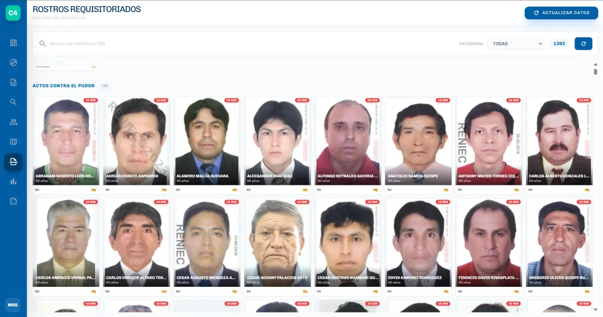Buscador de personas requisitoriadas