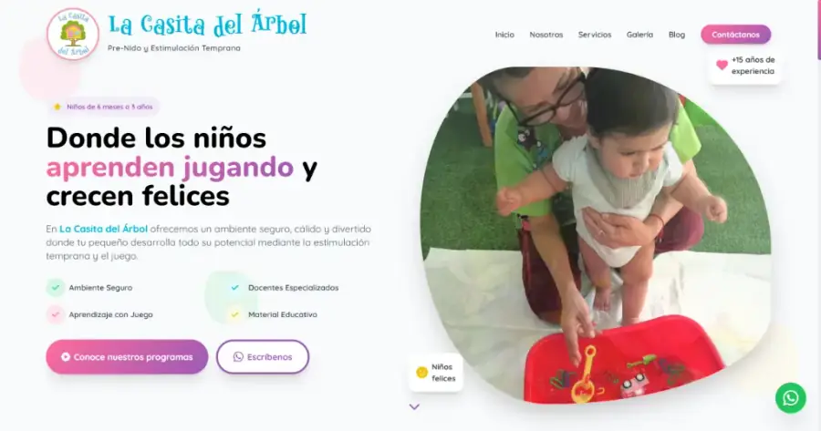 Diseño de la sección Hero
